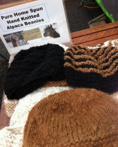 Alpaca wool beanies